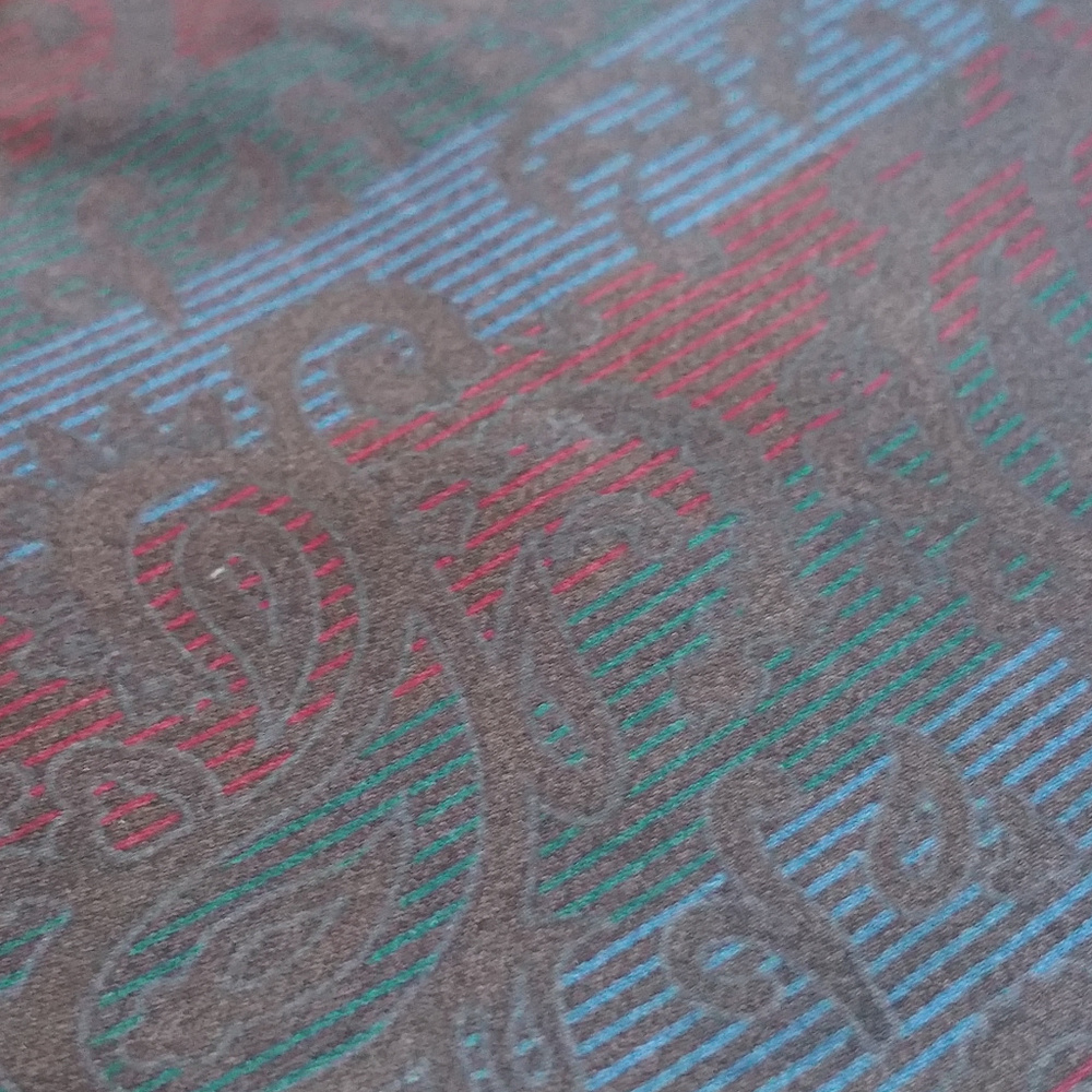 Christian Dior vintage paisley stripe